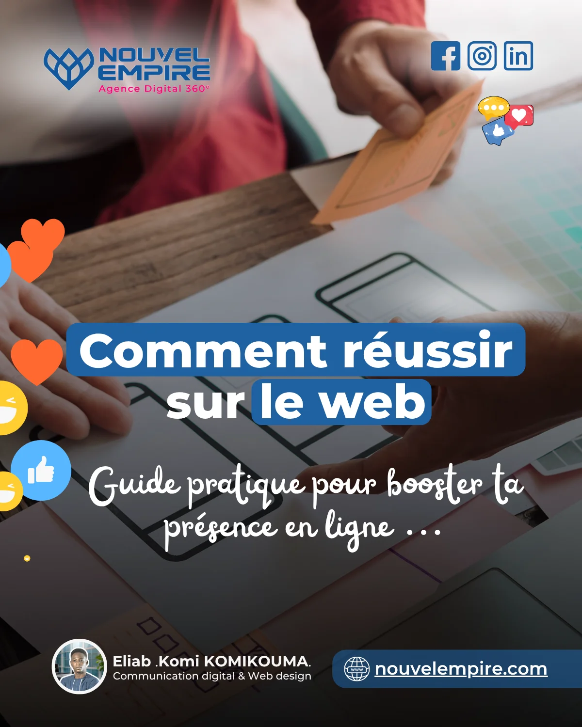 Couverture de l’e-book « Comment réussir sur le web »