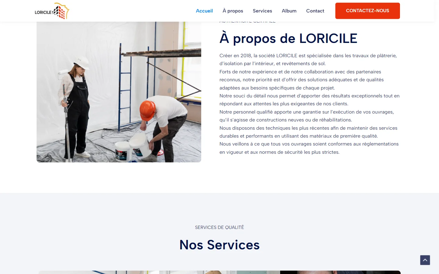 Présentation de l’entreprise